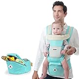 kingrol 抱っこ紐 ヒップシート 抱っこひも (対面抱き 前向き抱っこ) だっこひも おんぶひも ベビーアムール ウエストキャリー 赤ちゃん (0ヶ月〜３歳まで) 子供 ベビー 抱っこ 腰ベルト