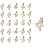 [大王製作所] ミニイーゼル 卓上 スタンド 木製 ミニ三脚イーゼル 折りたたみ 写真展示 絵画 50×70mm ナチュラル 50個