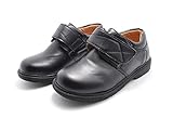 Candykids キッズ 子供 フォーマル 靴 シューズ 男の子 発表会 結婚式 卒業 卒園 七五三 冠婚葬祭 入学 入園 面接 ジュニアシューズ (内寸17.5cm, ブラック)