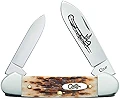 Canoe CV Amber Bone Pocket Knife