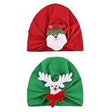 (アイム)iiniim　赤ちゃん　ヘアバンド　キャップ ヘッドバンド　クリスマス　帽子 ターバン　サンタ　トナカイ ベビー　キッズ　ハット ヘアアクセサリー　髪飾り　出産祝い　内祝い　お宮参り　百日　