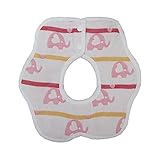 スタイ ビブ よだれかけ 赤ちゃん ガーゼ ベビー 6枚セット 8重 ガーゼ 6重 コットン 綿100％ 360度回転 お食事 エプロン 男の子 女の子(G)