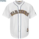 Ken Griffey Jr。Seattle Mariners # 24 Men 's Cooperstown Jersey ( Small )
