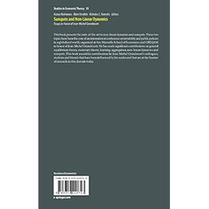 Sunspots and Non-Linear Dynamics: Essays in Honor of Jean-Michel Grandmont (Studies in Economic Theory)