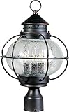 Maxim Lighting 30500CDOI Three Light Seedy Glass Post Light, Oil Rubbed Bronze [並行輸入品]