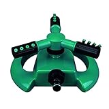 Lifbetter スプリンクラー 3方向 ガーデンスプリンクラー 回転タイプ 園芸 散水用 水やり 便利 芝生 農作物 灌水 散水目安 5m