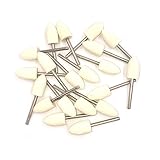 JINTONG 羊毛バフ 20 本 セット 軸 3mm