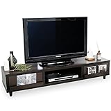 LOWYA （ロウヤ） テレビ台 テレビボード 木製 ディスプレイ収納 ～50型 幅150cm 【typeB:木脚】 ダークブラウン おしゃれ 新生活