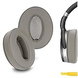 Geekria イヤーパッド QuickFit 互換性 パッド ゼンハイザー Sennheiser HD4.50BT, HD4.50BTNC, HD4.40BT, HD4.30G, HD4.20S, HD458BT, HD450, HD450BT, HD400S, HD350BT ヘッドホンに対応 パッド イヤー/イヤーカップ プロテインレザー (ブラウン)