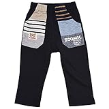 2016年 秋冬 ZOOMIC ズーミック パッチワークポケット ロングパンツ くま ブラック◇80cm