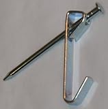 50 lb Picture Hangers, Supports up to 50 Pounds, Set of 20 (20 Hangers & 20 Nails) [並行輸入品]