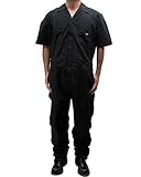 ディッキーズ 半袖つなぎ 33999 3399 半袖カバーオール L BLACK [並行輸入品]