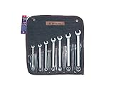 Wright Tool 907 Full Polish 12 Point Combination Wrench Set 3/8 - 3/4 (7-Piece) by Wright Tool