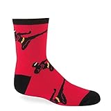 Sock it To Me (ソックイットトゥーミー) キッズ ソックス アメリカ発 おしゃれな子供靴下 Youth Crew: Red Ninja【正規輸入品】