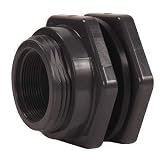Hayward PVC Bulkhead Fitting, EPDM Gasket, 3" Threaded [並行輸入品]