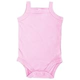 (ベイビーバグズ) Babybugz ベビー・赤ちゃん用 オーガニックコットン ノースリーブ ボディースーツ ロンパース スリープスーツ ベビー肌着 パジャマ (6-12ヶ月) (パウダーピンク)
