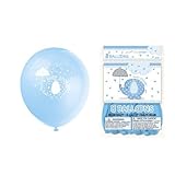 Umbrellaphants 'Baby Shower' Blue 12'' Balloons pk 8 blue by Miss Bo Peep
