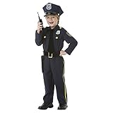 Police Officer - 5 Piece Costume Set - Size Toddler (3-4) [並行輸入品]