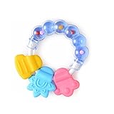 Baby Massage Soothe Teething Teeth Molar Teether Toys for Infant Teether Toy ( Blue ) [並行輸入品]