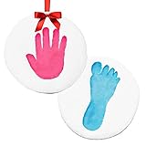 SALE! Baby Handprint (Makes 2) Keepsake Ornament Kit. Perfect Personalized Baby Shower Gifts! by Kee