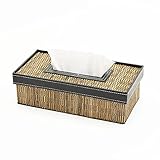 Asia-kobo by ELEMENTS パームリディ フェイクレザー ティッシュケース アジアン雑貨 10662 [並行輸入品]