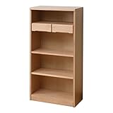 大川家具 天然木自然系オイル仕上 引出部可動ラック INU-00011