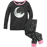 オシュコシュ OSHKOSH/ 2ピースグローインザダークムーンサンフィットコットンパジャマ チャコール スリープウェア 6ヶ月【並行輸入】