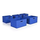 Guidecraft Storage Bin (5 Set) Blue [並行輸入品]