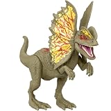 マテル(MATTEL) ジュラシックワールド(JURASSIC WORLD) ダメージ! ひかる ディロフォサウルス 【全長:約19.8㎝】 【4才~】 HNC12