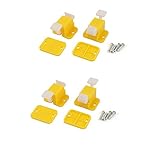 uxcell PCBボードテスト治具 ジグ プラスチック 電子部品 PCB実装 スクリューマウント 4個入り