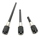 六角軸延長ビット 60mm 100mm 150mm 1/4 インチ 電動ドライバー 工具 延長 バー 3本 セット