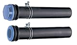 三栄水栓 【風呂釜と浴槽の接続用】バスPC接続管 300mm パッケージ入り PT46-5