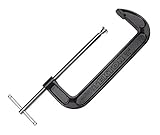 TEKTON 4040 12-Inch Malleable Iron C-Clamp, 12-Inch Jaw Opening, 3-5/8-Inch Throat Depth [並行輸入品]