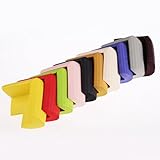 Domybest 10pcs U型 コーナークッション コーナーガード バンパーストリップ 家具保護 安全対策 取り付け簡単 カラーランダム発送