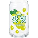 おもしろ食器 「 缶型グラス コレクション 」 韓国風 マスカット グラス 雑貨 食器 日本製 SAN4142-1