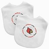 Baby Fanatic Team Color Bibs, University of Louisville, 2-Count by Baby Fanatic [並行輸入品]