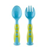 GoolRC ベビースプーン＋フォークセット　 ベビー食器セット ポータブルPP BPAフリー 子供食器