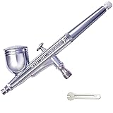 【エアブラシワークス】エアブラシ AW-1シリーズ ハンドピース 口径 0.2mm 0.3mm 0.5mm ダブルアクション 精密エアブラシアート制作可能 エアーブラシ (AW-103 口径0.3mm)