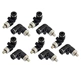 uxcell ワンタッチ継手　クイック継手 工業用オートメージョン 4mm-5mm JPL4-M5 10個入