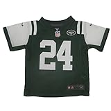 New York Jets Revis # 24幼児用Athletic Short Sleeve Jersey グリーン