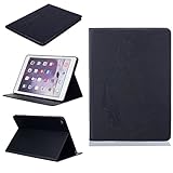 UNEXTATI iPad Air 2 iPad 6 ケース 高品質 PUレザー 手帳型ケース 保護カバー カード収納 液晶保護 防塵 Apple iPad Air 2 iPad 6 用 Case C