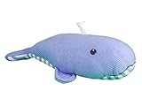 Zubels 100% Hand-Knit Wally the Whale Rattle Toy All Natural Fibers [並行輸入品]