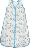 aden + anais (エイデンアンドアネイ) 【日本正規品】 モスリンコットン 厚手スリーパー star bright - blue dots cozy sleeping bag - exlar