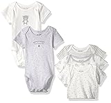 The Children's Place Baby Printed Bodysuits (Pack of 5) Simply White 3-6 Months [並行輸入品]