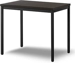 Amazon Co Jp Ottostyle Jp デスク 兼 ダイニングテーブル 幅80cm 奥行60cm 高さ72cm ダークブラウン 作業机 学習机 パソコンデスク アジャスター機能 ハニカム構造天板 テレワーク 在宅勤務 スチールフレーム シンプルデザイン 耐荷重40kg 文房具 オフィス用品