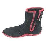 [アトム] マリンマスター ウェットスーツ素材 完全防水 ジッパー付  2630 レッド レッド L(27cm)