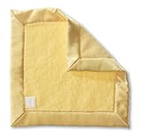 SwaddleDesigns Baby Lovie Security Blanket Cozy Micro Fleece Yellow Jewel Tone Puff Circles with Sat