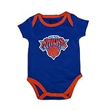 新しいYork Knicks幼児サイズ3 – 6ヶ月Onesieチームロゴクリーパー – チームカラー