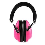 NHsunray 防音用イヤーマフ 防音耳マフ キッズイヤーマフ サイズ調節機能あり 騒音対策 耳あて聴覚プロテクター 適合品 プロフェッショナル 折り畳み式のヘッドバンド耳擁護者 25dB プロテク