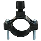 LASCO 17-0561 Plastic Saddle Tee for RO Water System Discharge Fits 1 1/2-Inch Tubular x 1/4-Inch Co